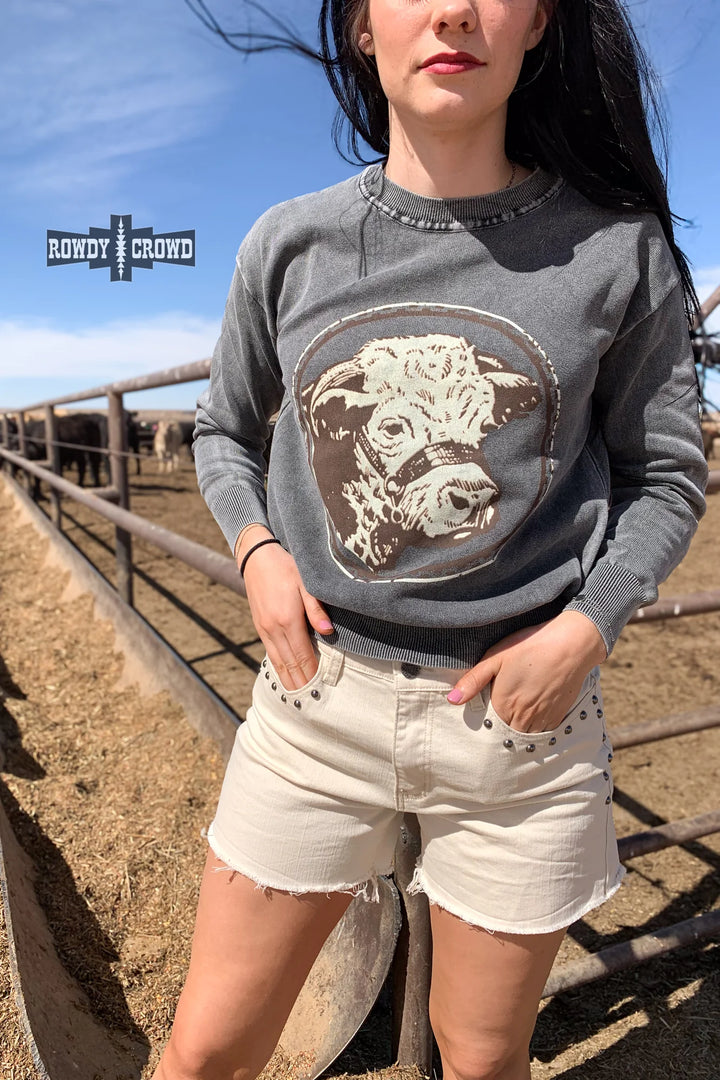 Rowdy Crowd Hereford Honey Sweater RC222