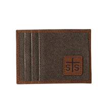Load image into Gallery viewer, STS FOREMAN CANVAS MONEY CLIP CARD WALLET
