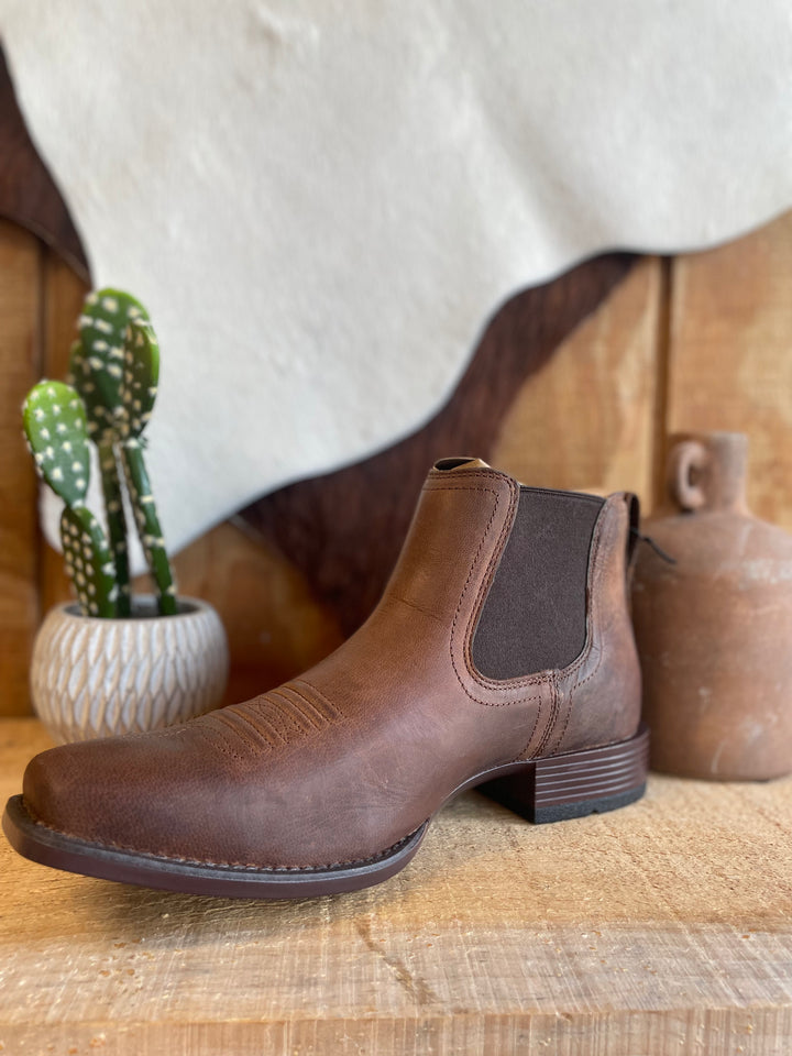 Ariat Booker Ultra Square Toe Rough Tan Men’s Boots ariat ariatmens Men's Ariat