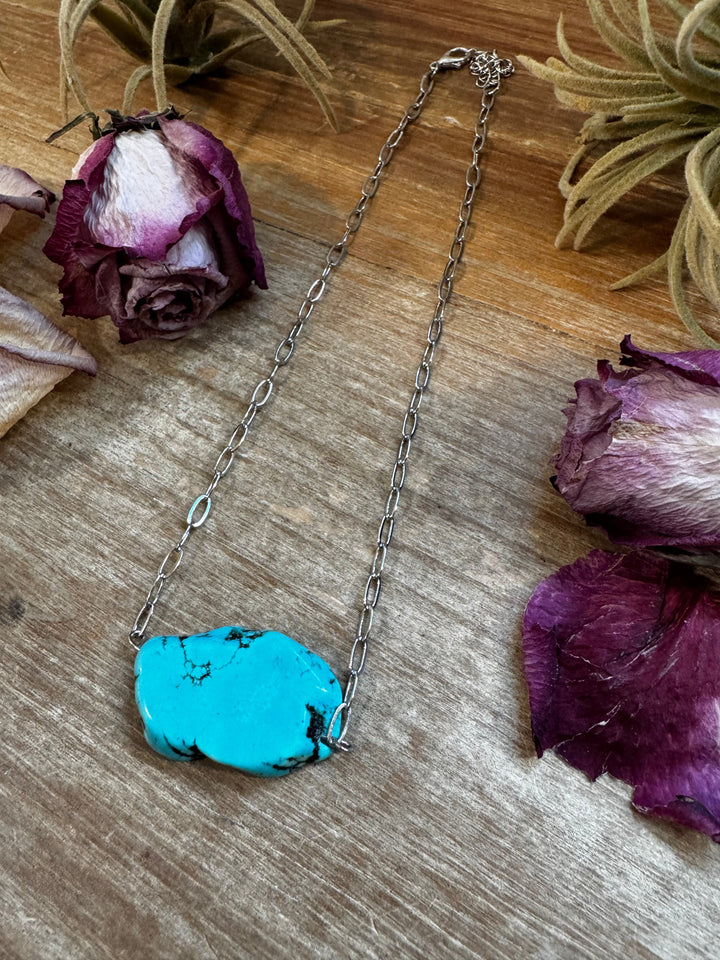 choker turquoise magnesite necklace Choker Shopify Collective The Bijoux FAB Jewelry The Bijoux FAB Jewelry