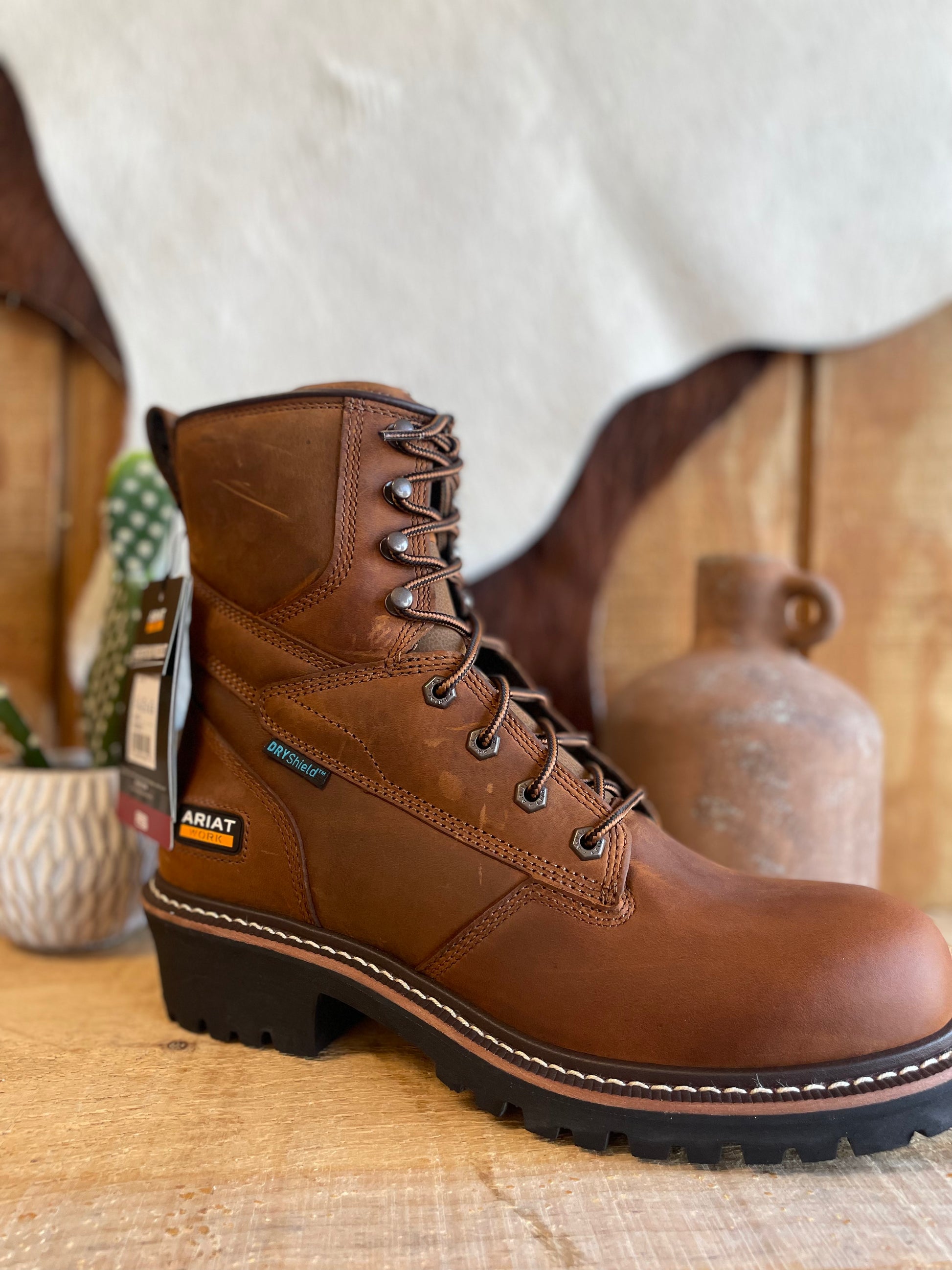 Ariat logger boots on sale