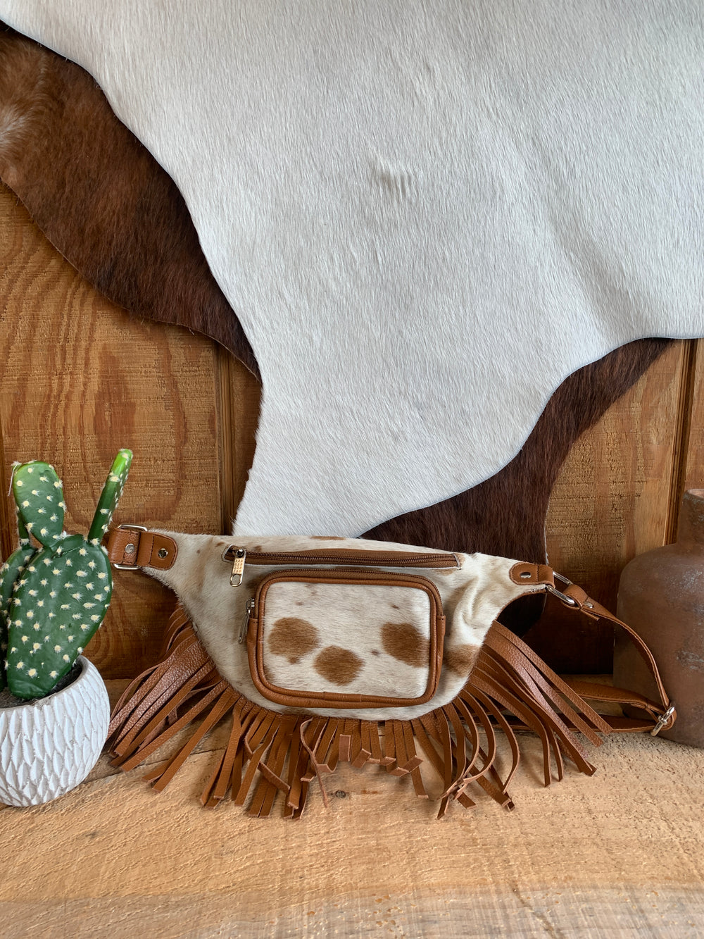 Fringe Belt Bag Women's Double C