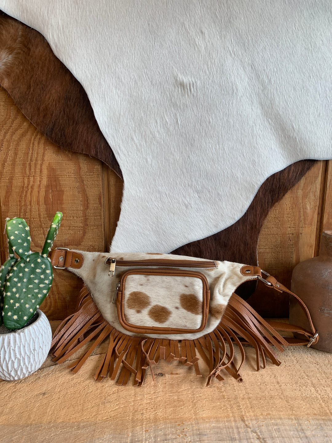 Fringe Belt Bag Women's Double C