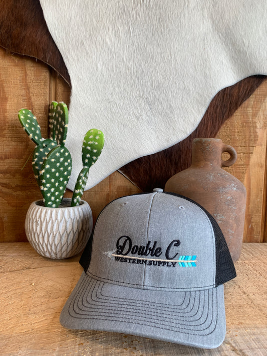 Double C Embroidered Arrow Cap Caps Double C Western Supply