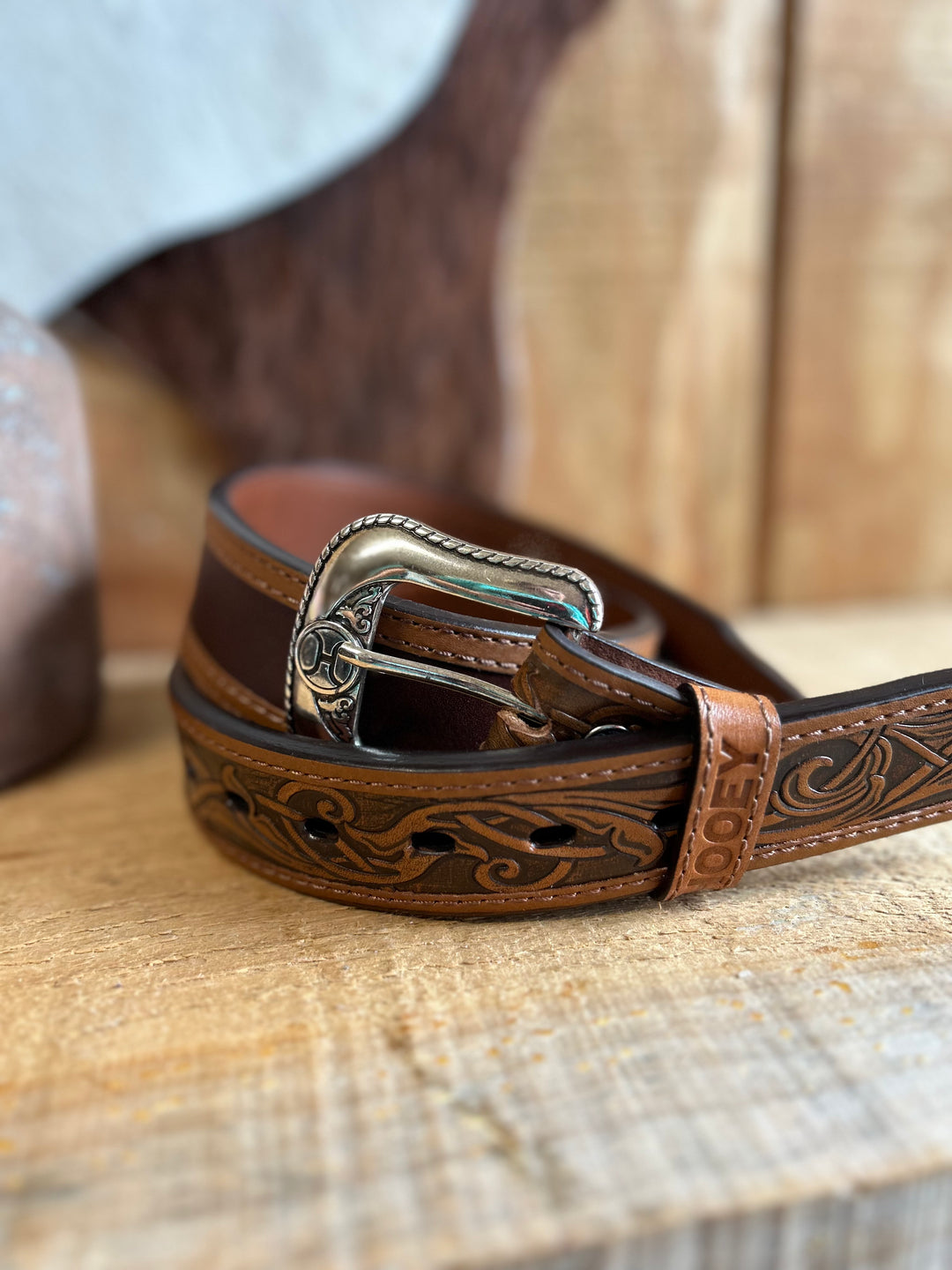 Hooey Ranchero Tapered Leather Belt Belt belt hooey Men's Hooey