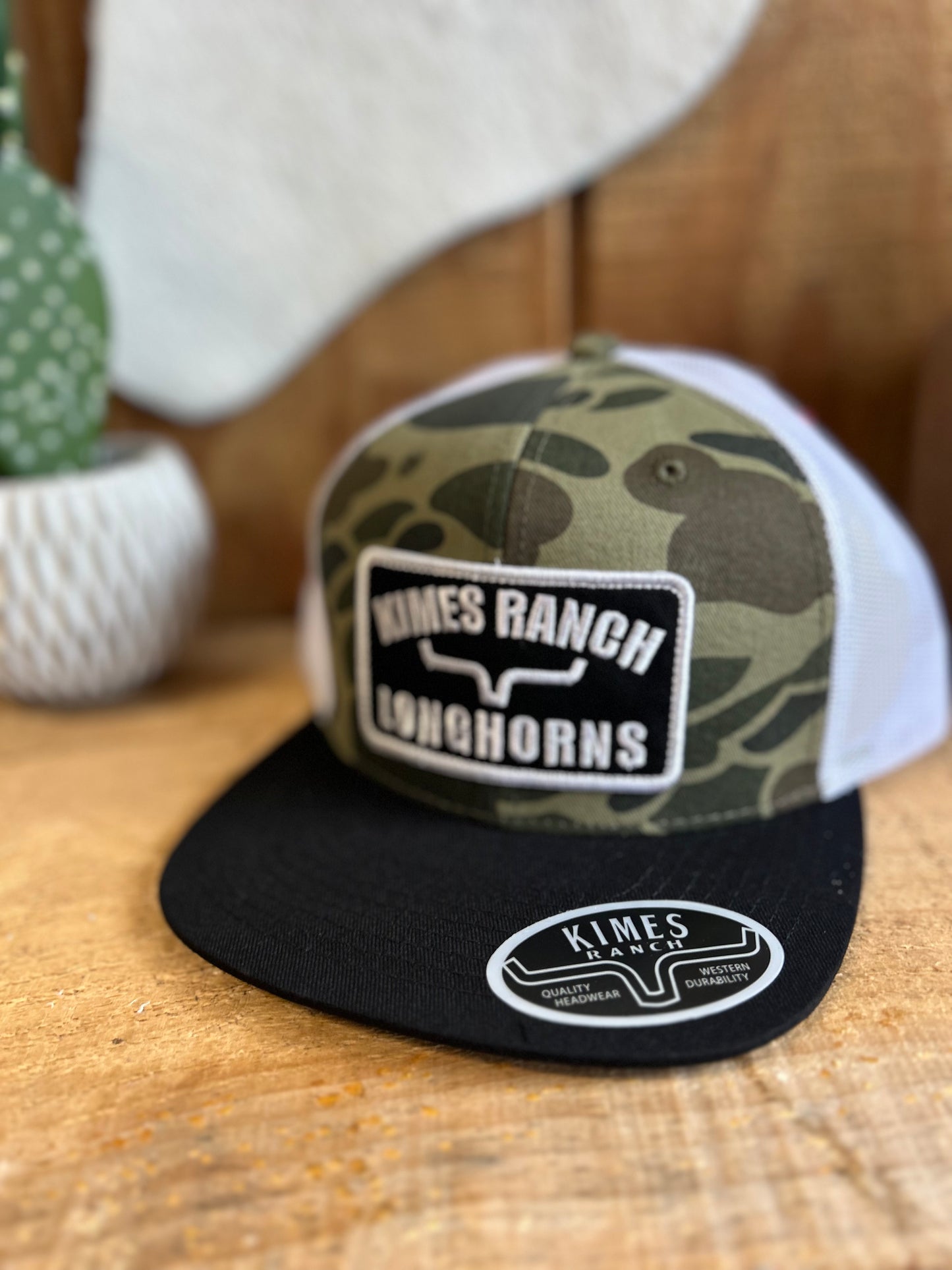 LJC Kimes Ranch Trucker Camo Hat Caps kimes ranch