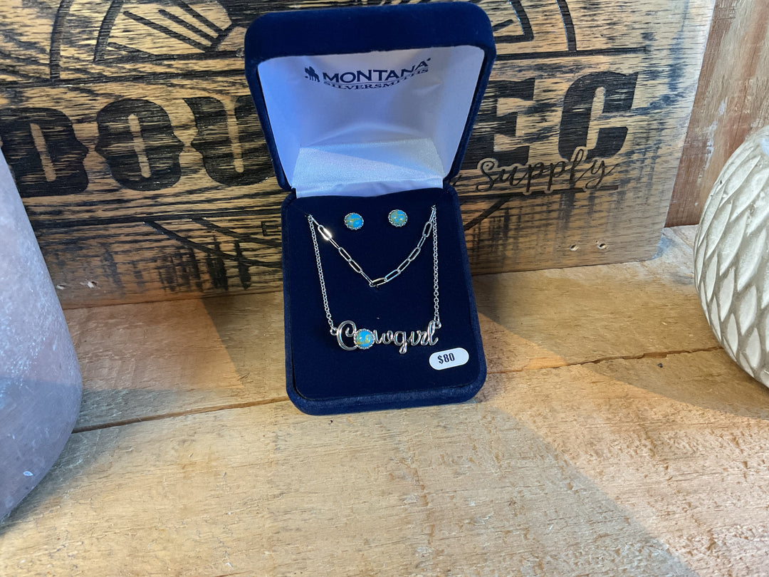 Montana Silversmiths Cowgirl's Essentials Jewelry Set - CSTJS5995 Jewelry Set Women's Montana Silversmiths