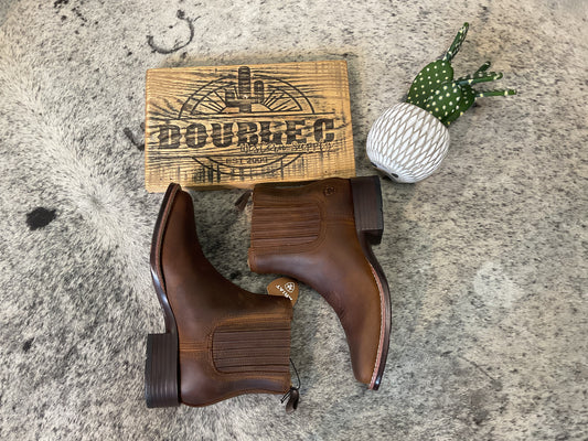 WMS Booker Chelsea Wide Square Toe Western Boot