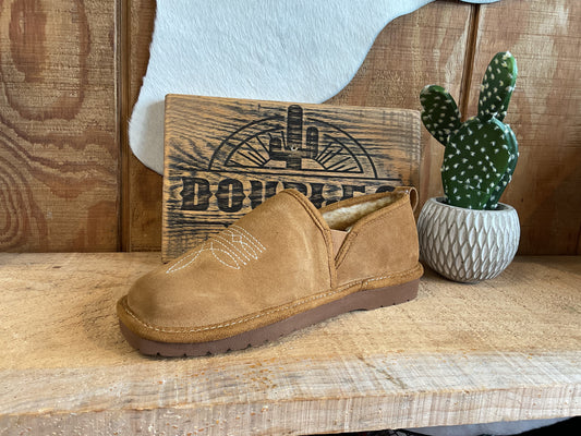 Ariat Mens Lasso Suede Slipper Chestnut AR2838 Slippers Ariat