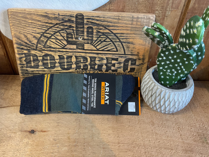 Ariat Tek Steel Toe Performance Merino AR4611-310 Socks Ariat