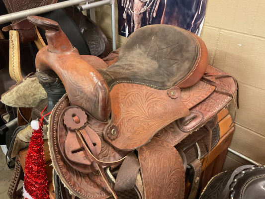 Saddle 15" Saddle Double C Western Supply
