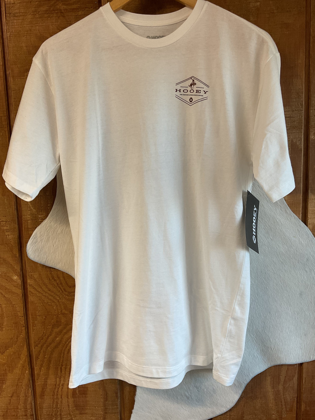 Hooey Rocks Men's Cream Crew Neck T-Shirt - HT2604CR T-Shirt Hooey