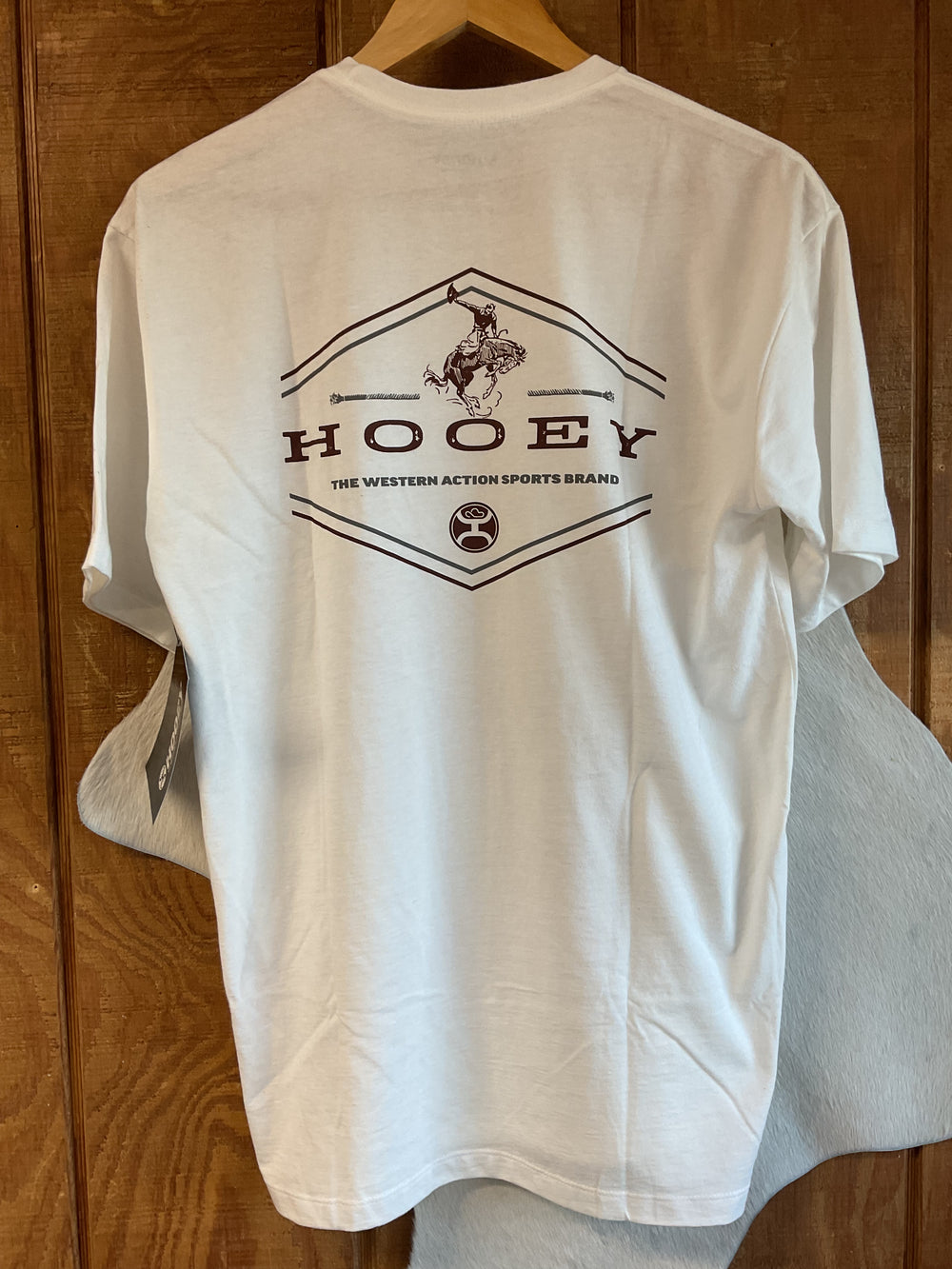 Hooey Rocks Men's Cream Crew Neck T-Shirt - HT2604CR T-Shirt Hooey