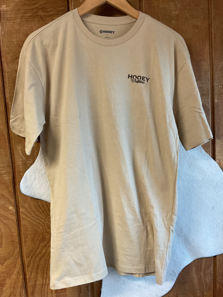 Hooey Outfitters Men's Tan Crew Neck T-Shirt - HT2615TN T-Shirt Hooey