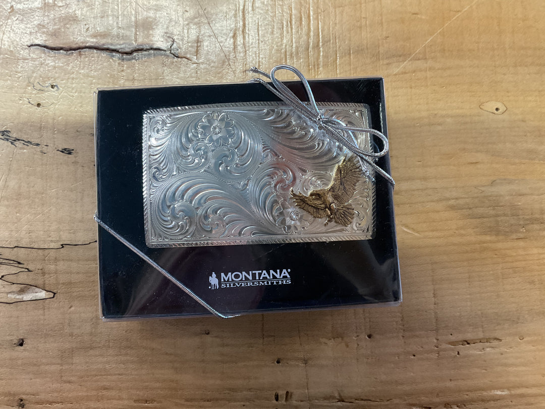 Montana Silversmiths American Made Eagle Buckle AM21000 Belt Buckle Montana Silversmiths
