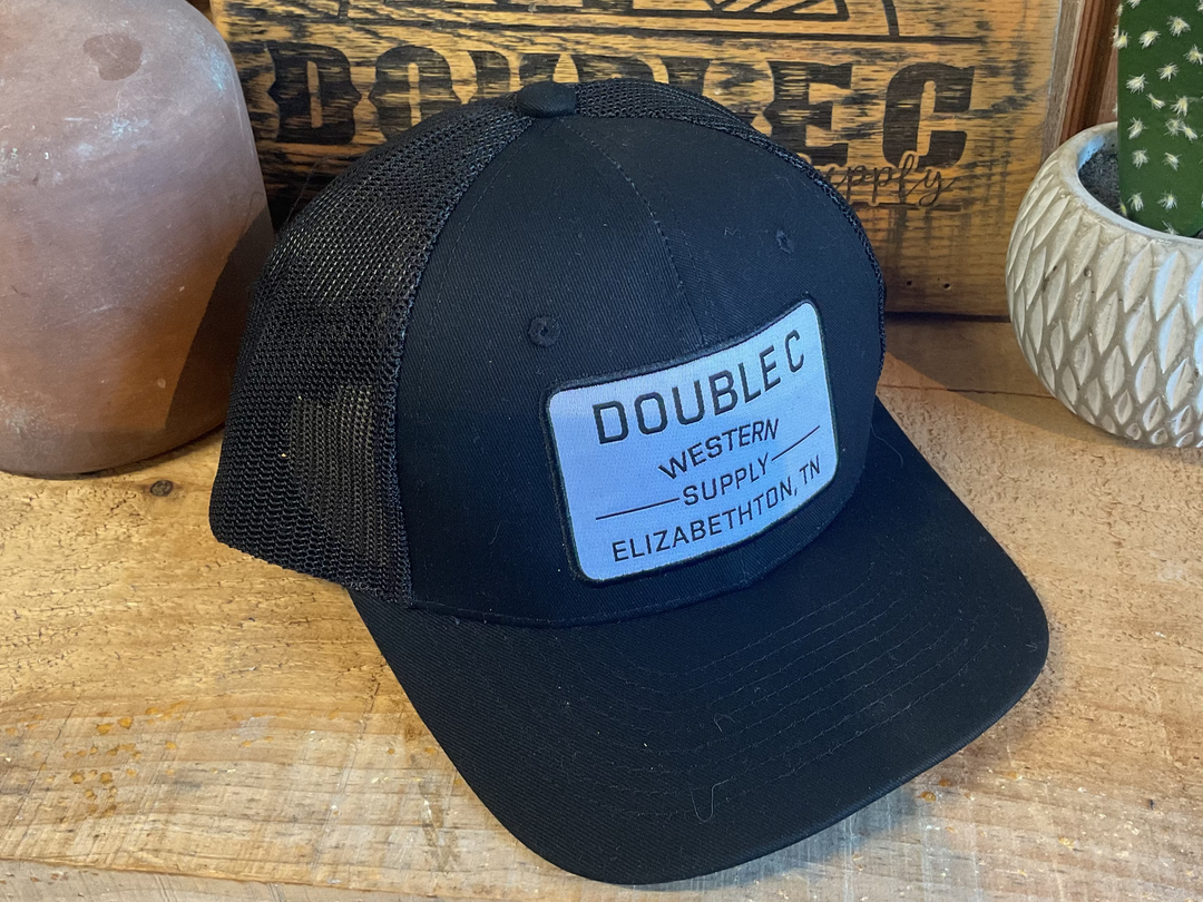 Double C Cap with Logo Patch