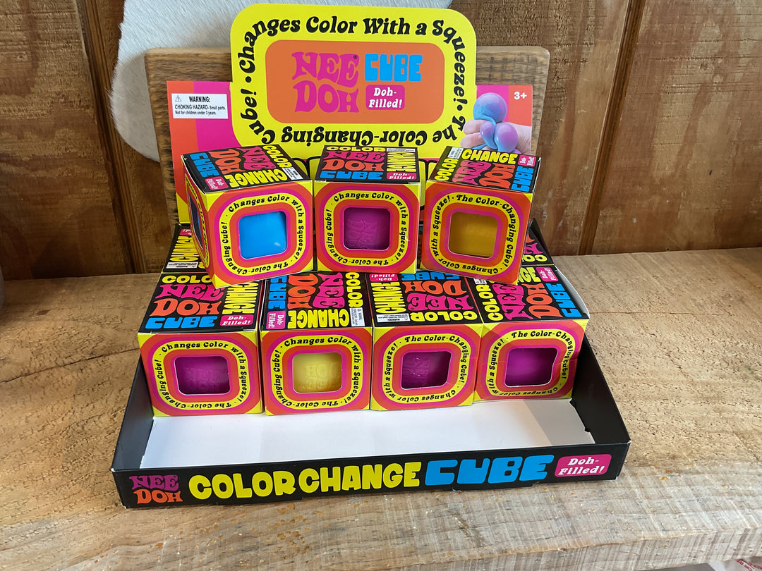 Squishy Color-Changing Cube Squishy Squishy Toys Double C