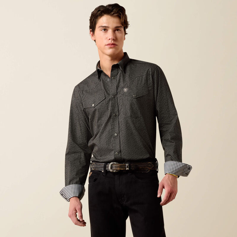 Men's Wrinkle Free Braven Fitted Snap Shirt 10079489