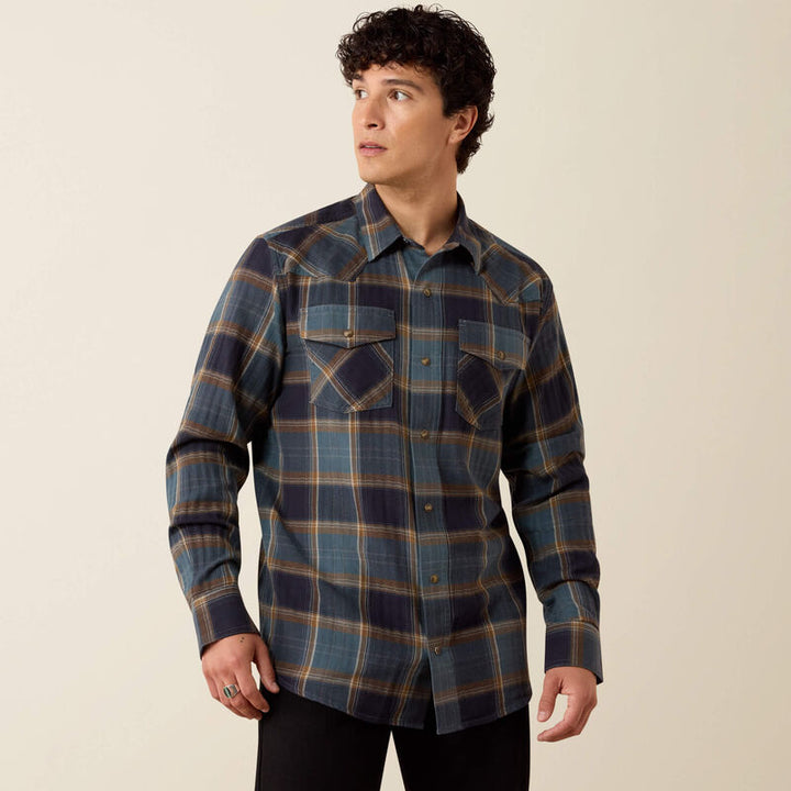 Men's Retro Harbart Fitted Snap Shirt 10079341