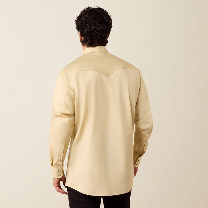 Men's Solid Twill Fitted Shirt 10079262