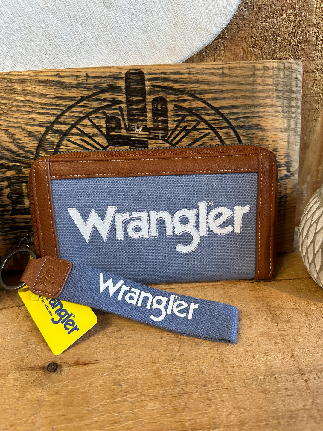 Wrangler Logo Wallet/Wristlet -Jean WG142-W006 Purse Women's WRANGLER