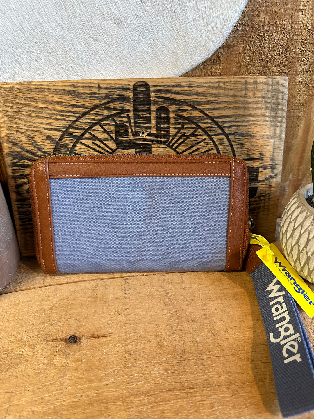 Wrangler Logo Wallet/Wristlet -Jean WG142-W006 Purse Women's Wrangler WRANGLER