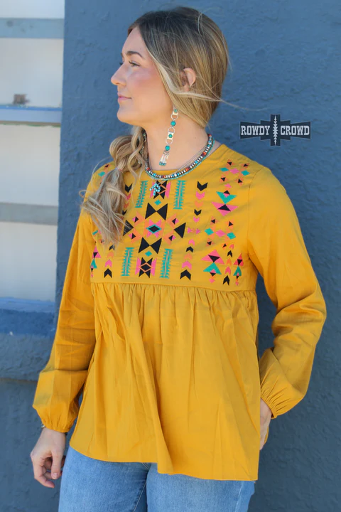 Guadalupe Blouse Double C Western Supply