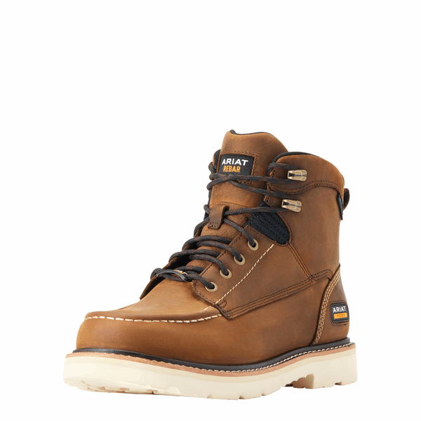 Ariat - Men's Rebar Lift 6 Inch Waterproof Work Boot 10046877 Men’s Boots ariatfootwear Ariat