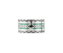 Load image into Gallery viewer, MESA HERITAGE ETCHED METAL CUFF BRACELET
