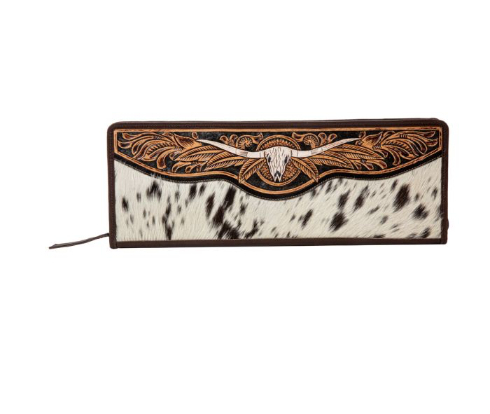 SPIRIT OF THE HERD HAND-TOOLED JEWELRY BOX CASE