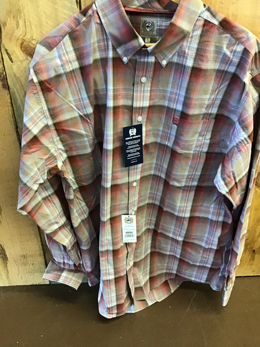 Cinch Men’s L/S Plaid Shirt Shirts & Tops Cinch