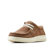 Load image into Gallery viewer, ARIAT YOUTH HILO BROWN BOMBER SUEDE SHOE

