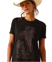 Load image into Gallery viewer, WMS Ariat Tall Boot T-Shirt
BLACK
