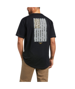 Ariat MNS Rebar Workman Reflective Flag T-Shirt