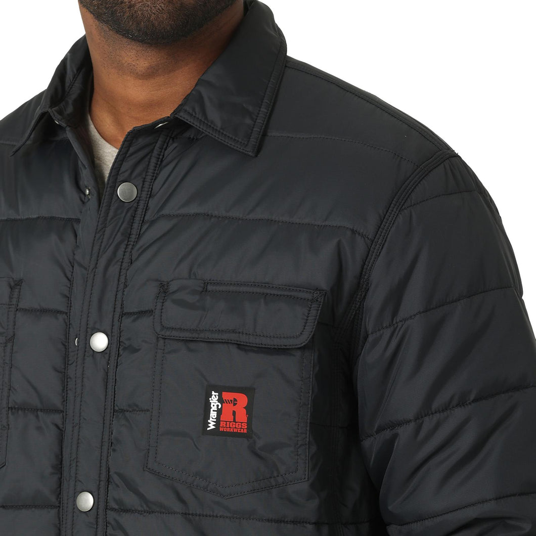 Wrangler® Riggs Workwear® Insulated Shirt Jacket - Jet Black