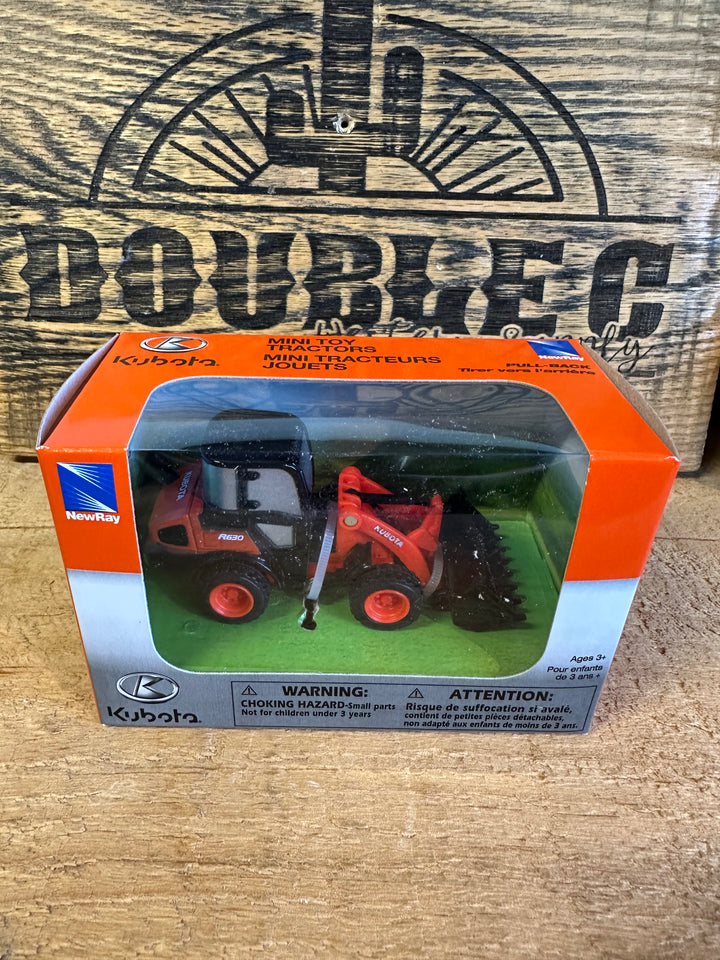 Kubota Mini Pull-Back Toys - Tractor or RTV Toy Double C Western Supply