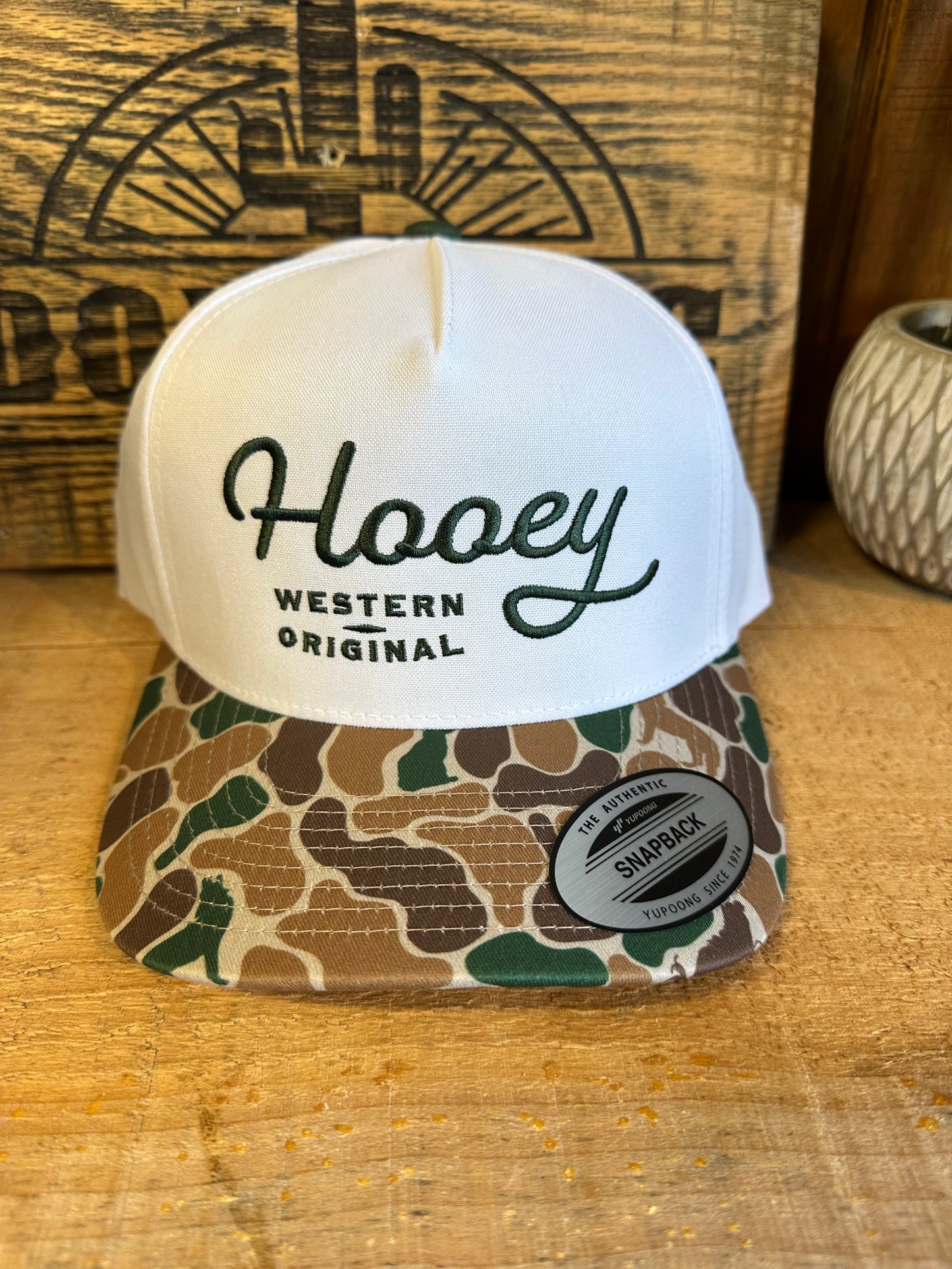 Hooey "OG" Hooey Hat White/Camo 2560T Hat Hooey