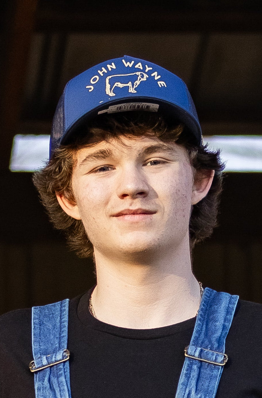 Hooey John Wayne Navy Cap with Yellow Stitching 2666T-NV Cap caps hooey Hooey