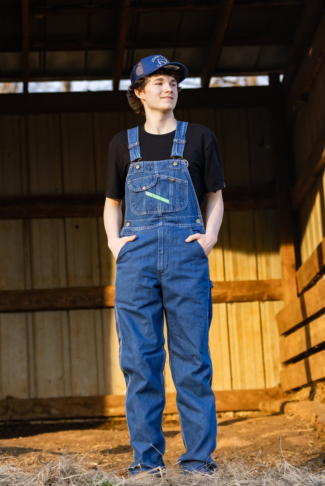 Denim Men's Bib Overall - Enzyme Washed 272-42 Overalls Key