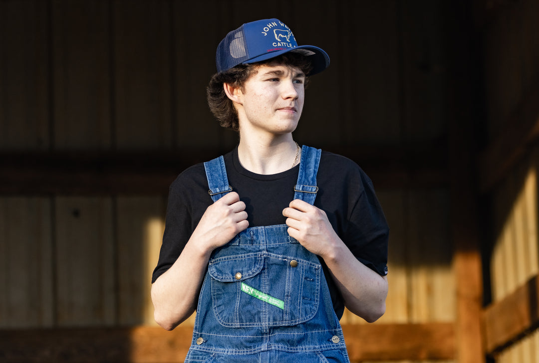 Denim Men's Bib Overall - Enzyme Washed 272-42 Overalls Key