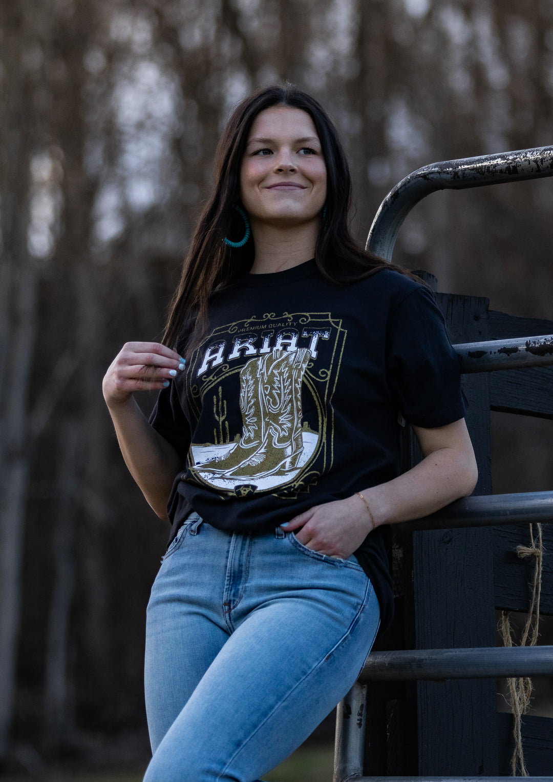 Ariat Boot Cloche T-Shirt 10063756 Shirts & Tops ariat ariatwomens Women's Ariat