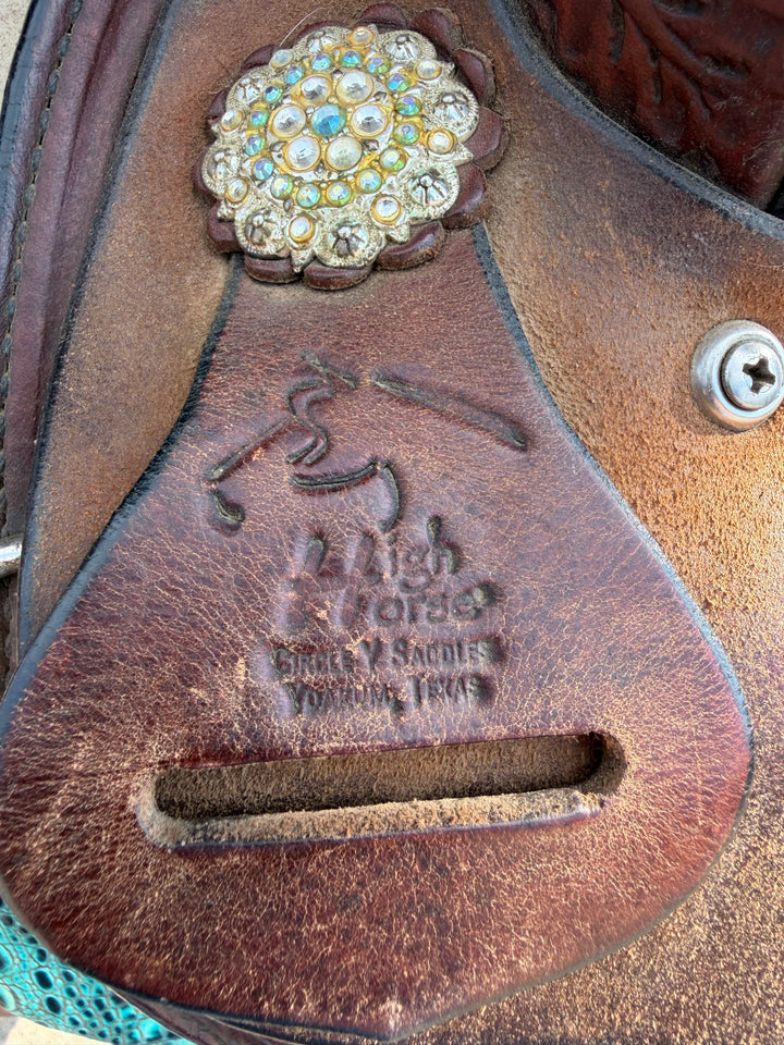 16” Circle Y High Horse Barrel Saddle Double C Western Supply