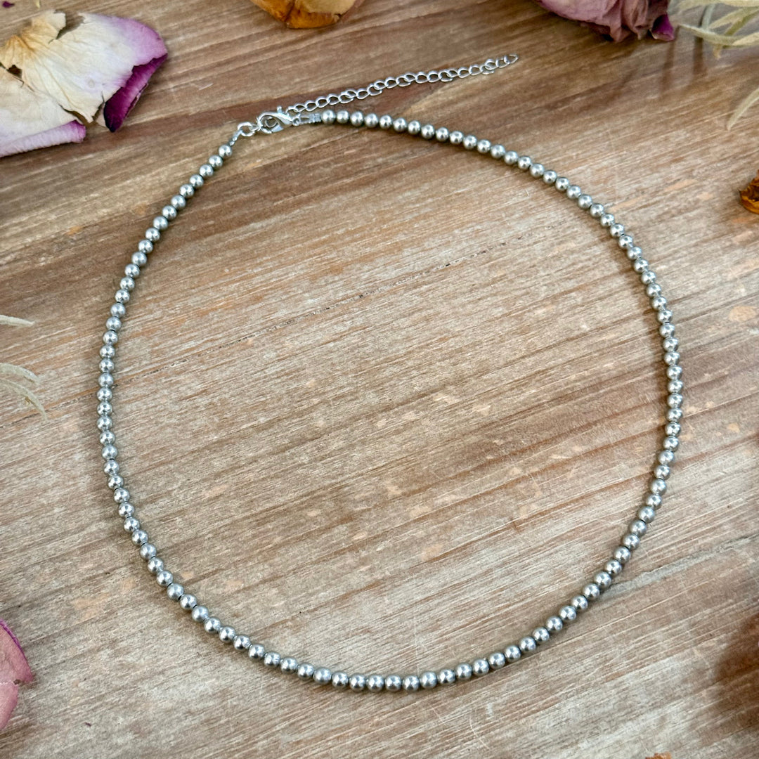 18 inch 4mm silver plated necklace Necklaces Shopify Collective The Bijoux FAB Jewelry The Bijoux FAB Jewelry