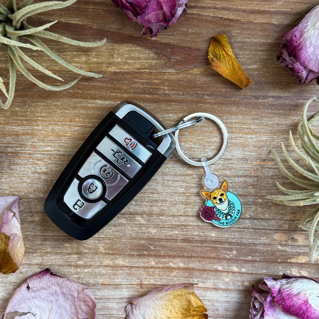 Bijoux FAB Character Keychain – Fabienne, Devon & Trouble keychain Shopify Collective The Bijoux FAB Jewelry The Bijoux FAB Jewelry