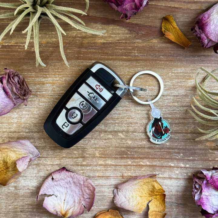 Bijoux FAB Character Keychain – Fabienne, Devon & Trouble keychain Shopify Collective The Bijoux FAB Jewelry The Bijoux FAB Jewelry