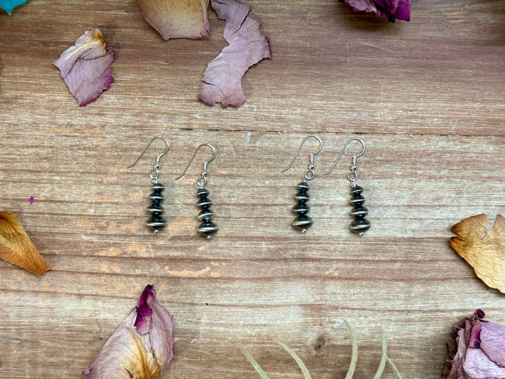 Sterling Silver Saucer Pearl Dangle Earrings – Handmade by Colby Ogg & Addalie Ogg – USA Made Earrings Shopify Collective The Bijoux FAB Jewelry The Bijoux FAB Jewelry