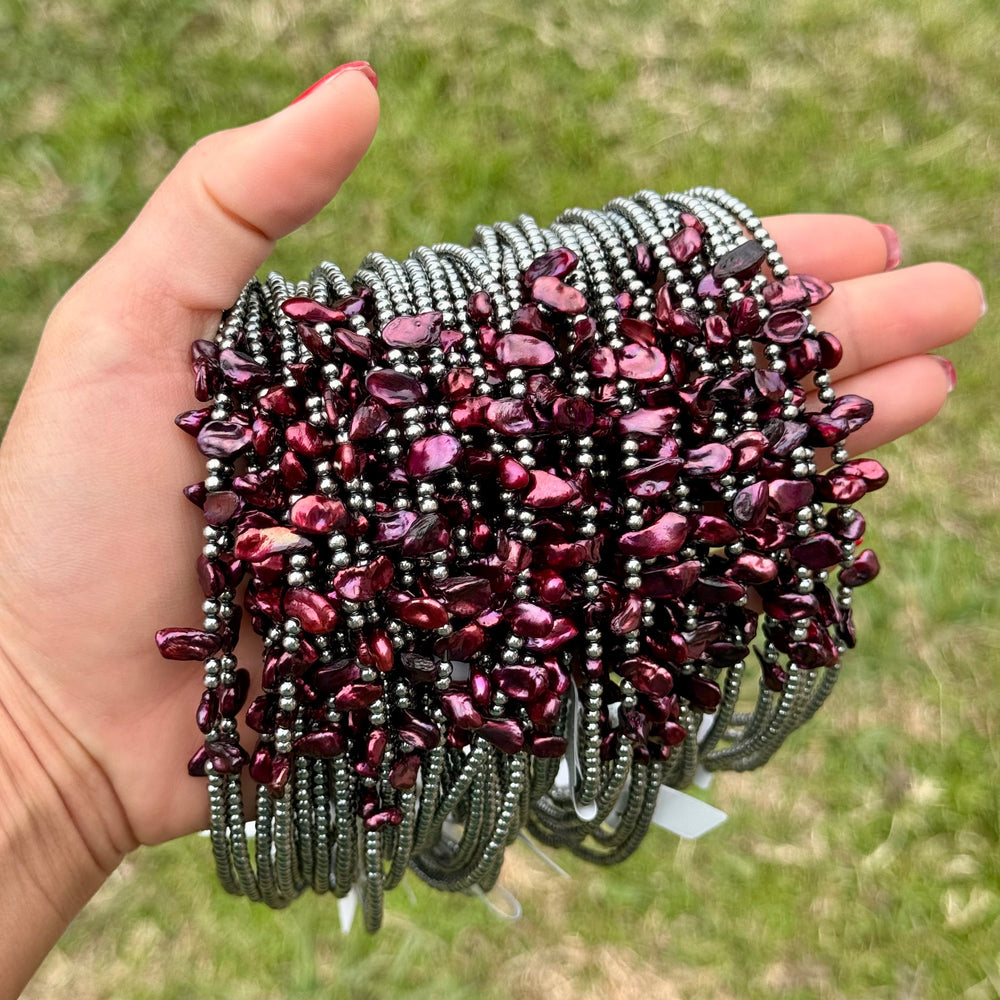 Dyed Freshwater Pearl Choker – 15.5” Necklaces Shopify Collective The Bijoux FAB Jewelry The Bijoux FAB Jewelry