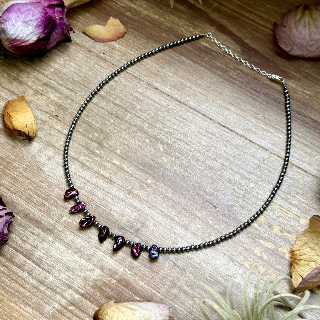 Dyed Freshwater Pearl Choker – 15.5” Necklaces Shopify Collective The Bijoux FAB Jewelry The Bijoux FAB Jewelry