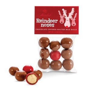Reindeer Noses Chocolate Malted Milk Balls