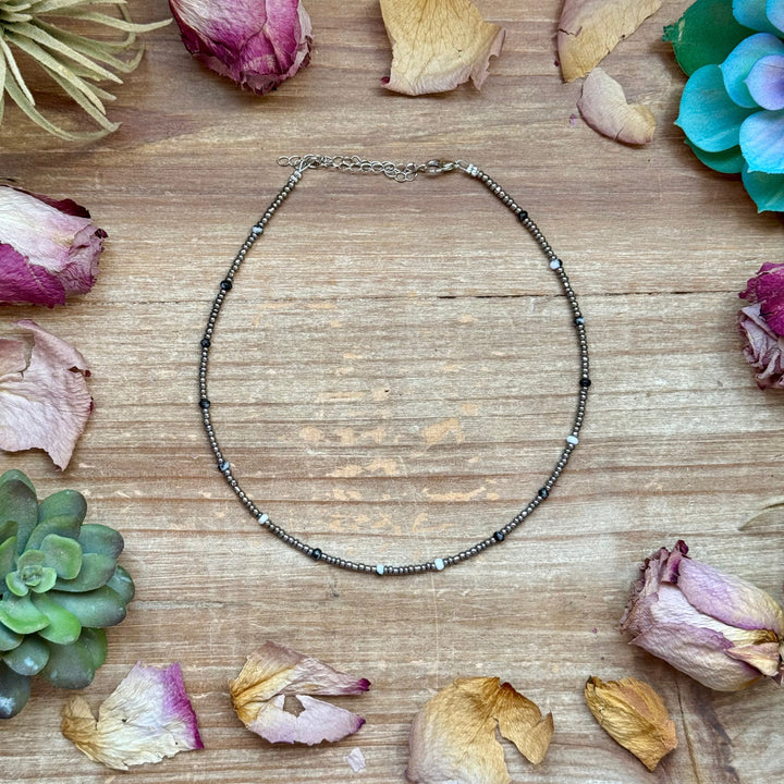 Magnesite Glass Seed Bead Choker Choker Shopify Collective The Bijoux FAB Jewelry The Bijoux FAB Jewelry
